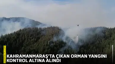 Kahramanmaraş'ta çıkan orman yangını kontrol altına alındı