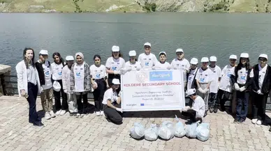 AB'den destek alan köy okulu çocuklara su ve sıfır atık bilinci aşılıyor