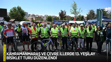 Kahramanmaraş ve çevre illerde 13. Yeşilay Bisiklet Turu düzenlendi
