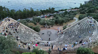 Kaş'ta 2 bin yıllık antik kentte milli maç heyecanı yaşanacak