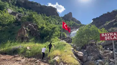Irak sınırındaki şelaleye Mehmetçik dokunuşu