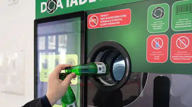 DOA ile ilk gün 1,5 milyon şişe toplandı