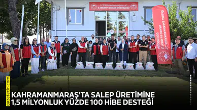 Kahramanmaraş'ta salep üretimine 1,5 milyonluk yüzde 100 hibe desteği