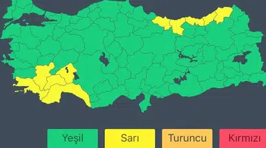 İçişleri Bakanlığından 10 il için sarı kodlu meteorolojik uyarı