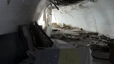 İş hanının yıkıldığı alanda bulunan sığınak incelenecek