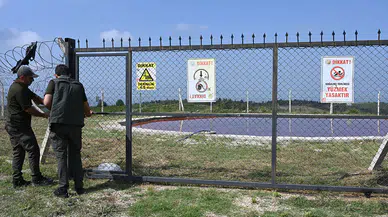 Yangın söndürme havuzlarındaki boğulmalara dikenli tel ve boyalı önlem