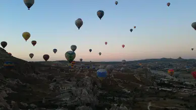 Yılın ilk yarısında 13 bin balon uçuşuyla 308 bin yolcu seyahat etti