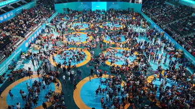 Türkiye Minikler Güreş Şampiyonası Ankara’da başladı