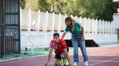 Türkiye şampiyonu milli atlet Ergün, olimpiyat hedefi için koşuyor