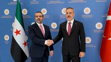 Dışişleri Bakanı Fidan, Suriye Dışişleri Bakanı Şeybani ile görüştü
