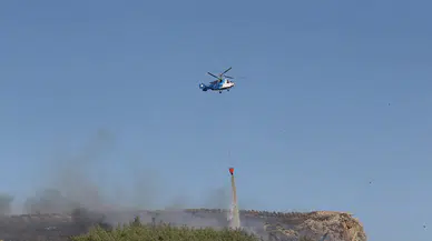Hatay'da ormanlık alanda yangın