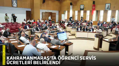 Kahramanmaraş’ta öğrenci servis ücretleri belirlendi