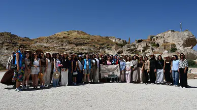Kamp için Hasankeyf'e gelen gençler, hayranlıklarını gizleyemedi