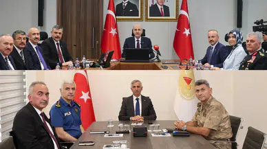 TBMM Başkanı Kurtulmuş ve Bakan Çiftçi, 81 il valisiyle toplantı yaptı