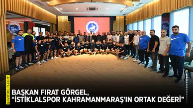 Başkan Görgel, “İstiklalspor Kahramanmaraş’ın ortak değeri”