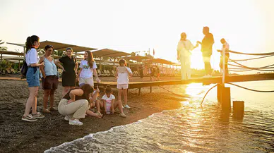 25 bine yakın caretta caretta yavrusu denizle buluşturuldu