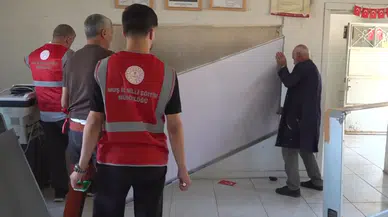 Mobil onarım ekibi yaz tatilinde 72 okulun bakım ve onarım işlerini yaptı