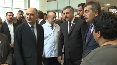 Bakanlar Çiftçi ve Tekin, ihmali olanların tespit edileceğini belirtti