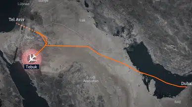 İsrail'e giden bir yolcu uçağı kaçıldığına ilişkin acil durum kodu