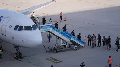 Malatya Havalimanı'nın yeni terminali ilk yolcularını ağırladı