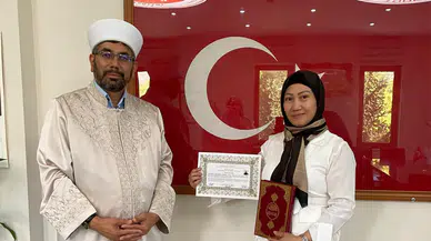 Kayseri'de iş arkadaşlarından etkilenen Rowena Antone, Müslüman oldu