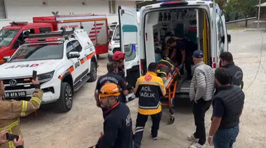 2 işçi inşaatın asansör boşluğuna düştü