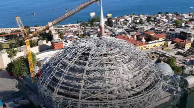 Ayasofya-i Kebir Cami-i Şerifi restorasyonda yeni aşamaya geçildi