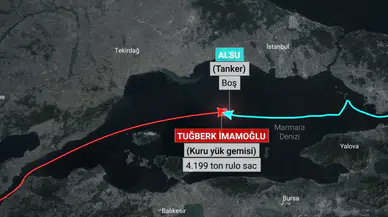 Silivri açıklarında iki gemi çarpıştı! 10 denizci kayıp
