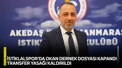 İstiklalspor’da Okan Dernek dosyası kapandı, transfer yasağı kaldırıldı