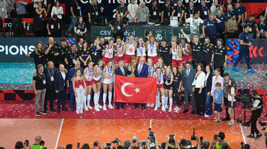 A Milli Kadın Voleybol Takımı, üst üste ikinci kez Avrupa şampiyonu