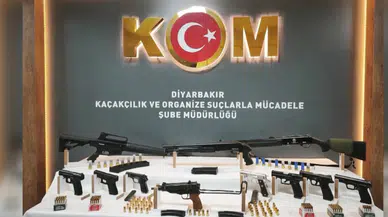 Diyarbakır’da kaçak silah ve mühimmat ticareti operasyonu!