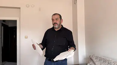 Üzerine tavandaki beton sıva düşen yaşlı kadın hastaneye kaldırıldı