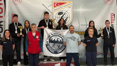 Kayserili atıcılık sporcularından Türkiye rekoru