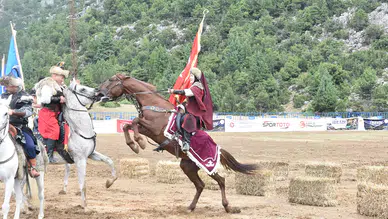 Antalya'da Kökbörü Müsabakaları ve Geleneksel Atlı Spor gösterisi