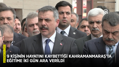 9 kişinin hayatını kaybettiği Kahramanmaraş’ta, eğitime iki gün ara verildi