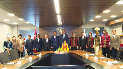 Bakan Ersoy, TÜRKSOY heyeti ile nevruzda bir araya geldi