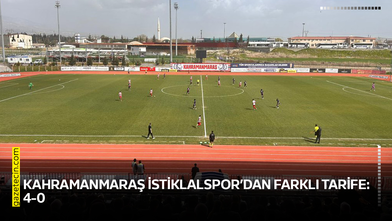 Kahramanmaraş İstiklalspor’dan farklı tarife: 4-0