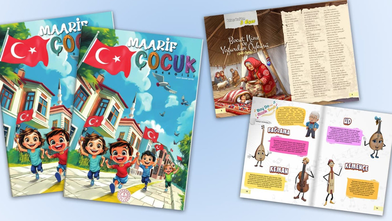 MEB'den çocuklara özel yeni dergi; Maarif Çocuk yayında
