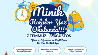 Minik Kalpler Yaz Okulu’na başvurular başlıyor