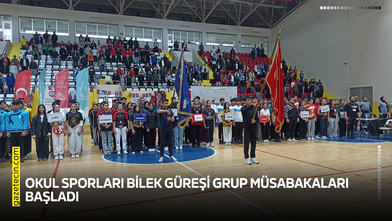 Okul Sporları Bilek Güreşi Grup Müsabakaları başladı