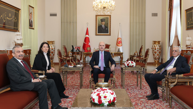 TBMM Başkanı Kurtulmuş, DEM Partisi milletvekillerini kabul etti