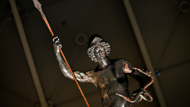 Zeugma'da yaklaşık 2 bin yıllık Mars heykeline seyir platformu yapıldı