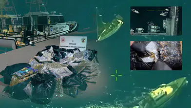 Ayvalık açıklarındaki operasyonda 158 kilogram uyuşturucu ele geçirildi