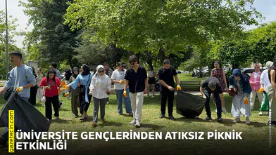 Üniversite gençlerinden Atıksız Piknik etkinliği