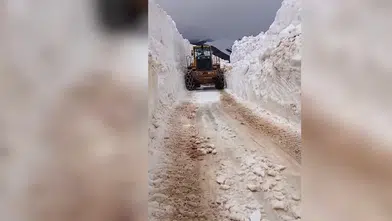 Mayıs ayının son günlerinde 3 metrelik kar