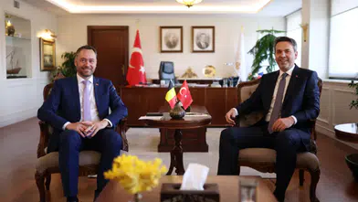 Bakan Bayraktar, Belçika Başbakan Yardımcısı Prevot ile görüştü
