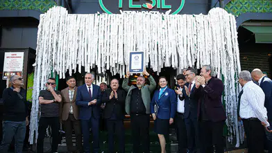 Doğal Yeşil Fırın, 5 bin 933 fiş diziniyle Guinness World Records'a adını yazdırdı