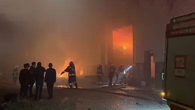 Mobilya fabrikasında yangın! 72 personel olay yerinde