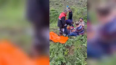 Mantar toplarken ayının saldırısına uğradı!