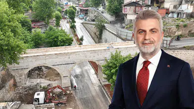 Tarihi Kanlıdere Köprüsü’nün restorasyonu tamamlanıyor